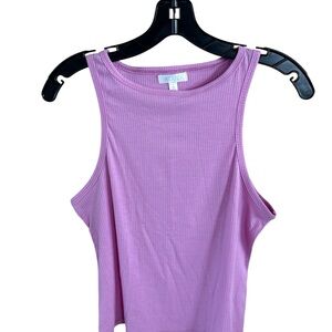 Abound Lilac Ribbed Tank Top
